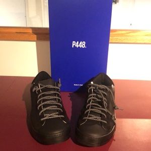 P448 John sneakers black leather/suede size 40